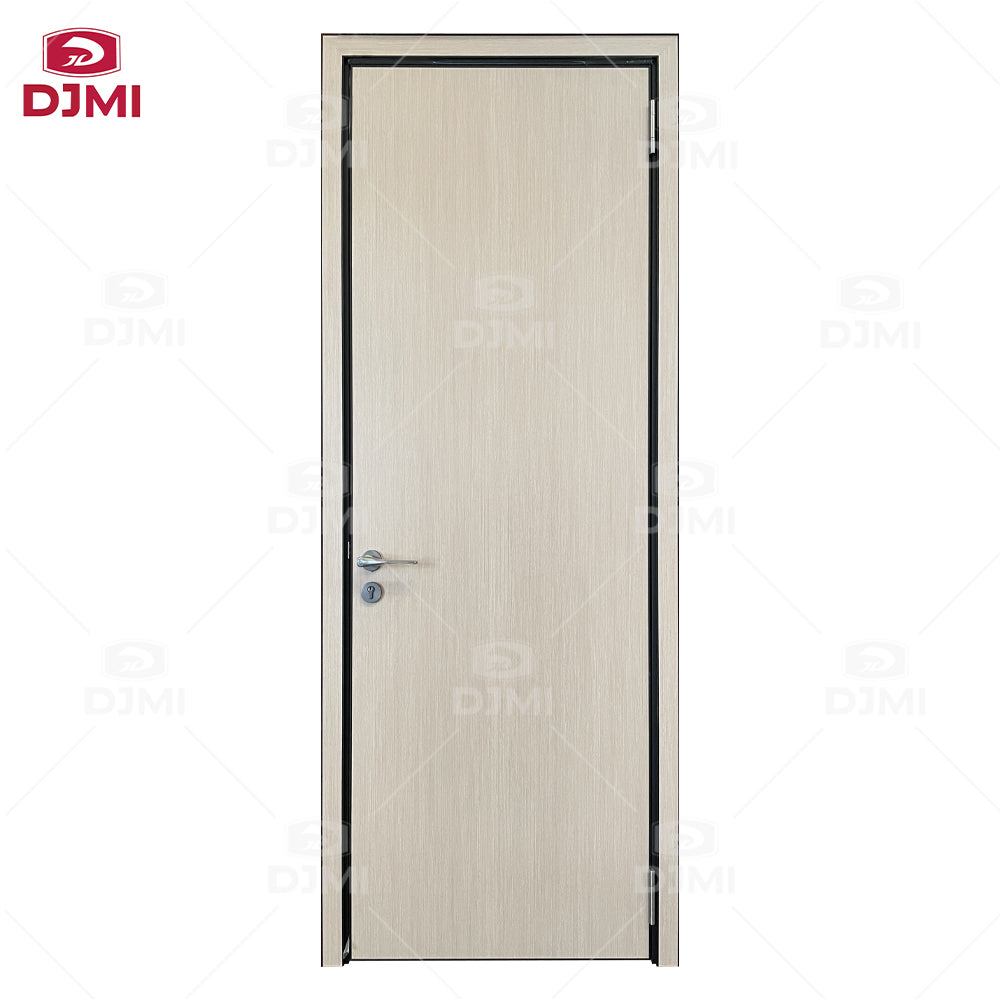 Fire Protection Certification Modern New Designs Bedroom Metal Frame Interior Solid Wooden Room Doors for Houses