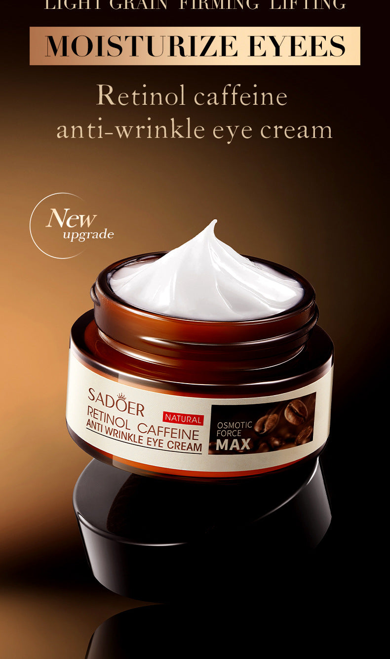 Retinol Caffeine Eye Cream SADOER Improve Dark Circles, Eye Wrinkles, and Eye Bags  Wholesale