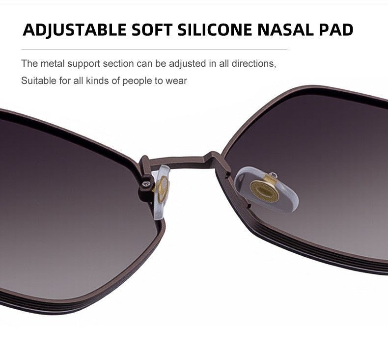 Polygonal Sunglasses for Women with a Sense of Sophistication2025New European and American fashion sunglasses driving UV protection glasses