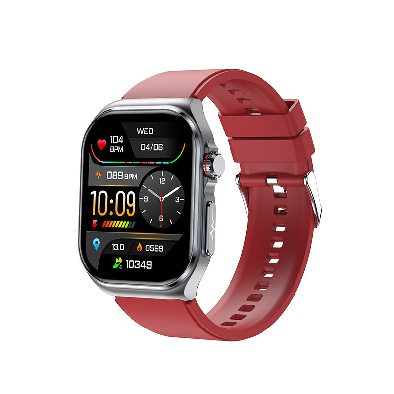 et585Smart Watch Blood Sugar Micro Physiotherapy Mood Fatigue Health Detection Bluetooth Call Smart Watch