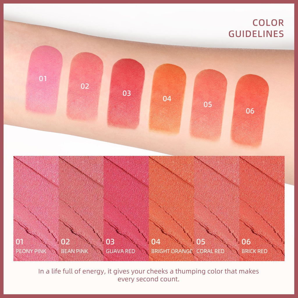New Product sheloves Blush Stick Long-lasting Natural Color Cream Rouge Low Saturation Expanding Color Makeup
