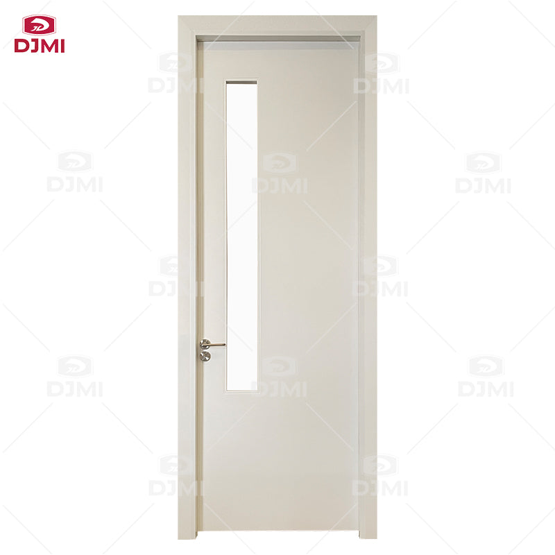 For Interior High Quality Modern Solid Core Wooden Prehung Interior Slab Doors White Casement Flush Door for House