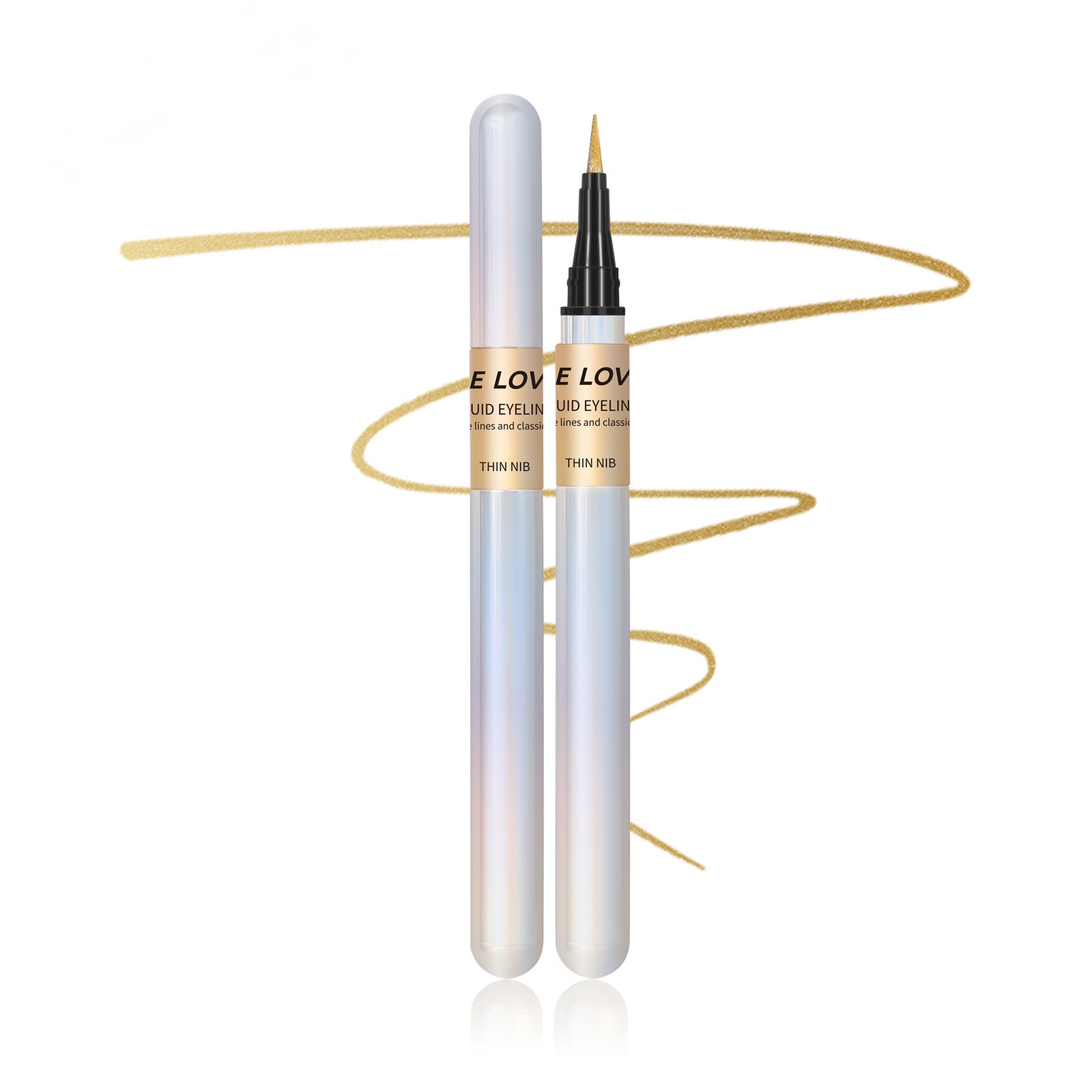 SHELOVES Eyeliner Pen Color Brown Ultra-fine Quick-drying Long-lasting Waterproof Non-smudging Genuine Eyeliner Pen
