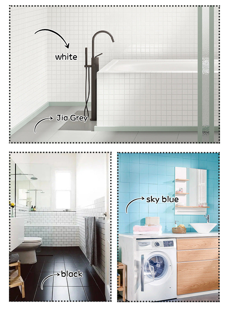 Water-Based Tile Paint Bathroom Floor Tile Color Change Renovation Coating Toilet Glass Wear-Resistant Waterproof Paint Matte
