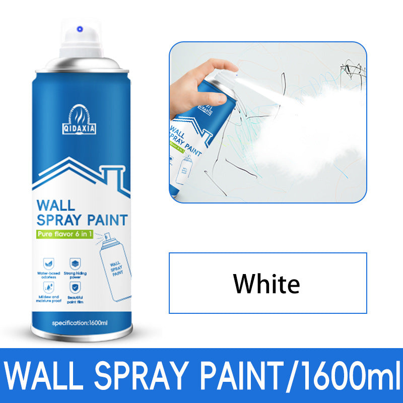 Specialized Wall Spray Paint for Wall Repair, Water-Based Renovation, White Stain and Graffiti Cover, Self-Spray Paint for Home Use