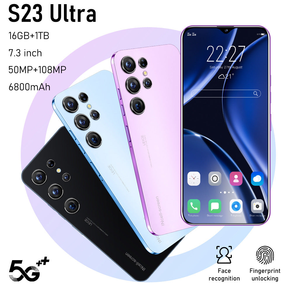 202516+1T Smartphone S23Ultra HD Large Screen4G Android Smartphone
