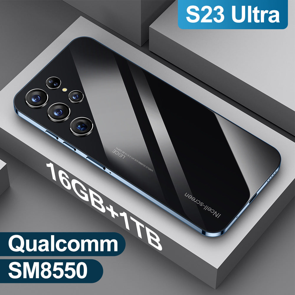 Mobile Phone S23 Ultra E-commerce hot-selling product4G Android16+1T In-stock Smartphones(Popular)