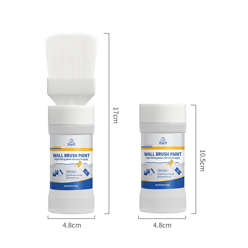Interior Wall Paint White Wall Brush Paint Water-Based Odorless Latex Paint Wall Renovation Household Paint Wall Repair