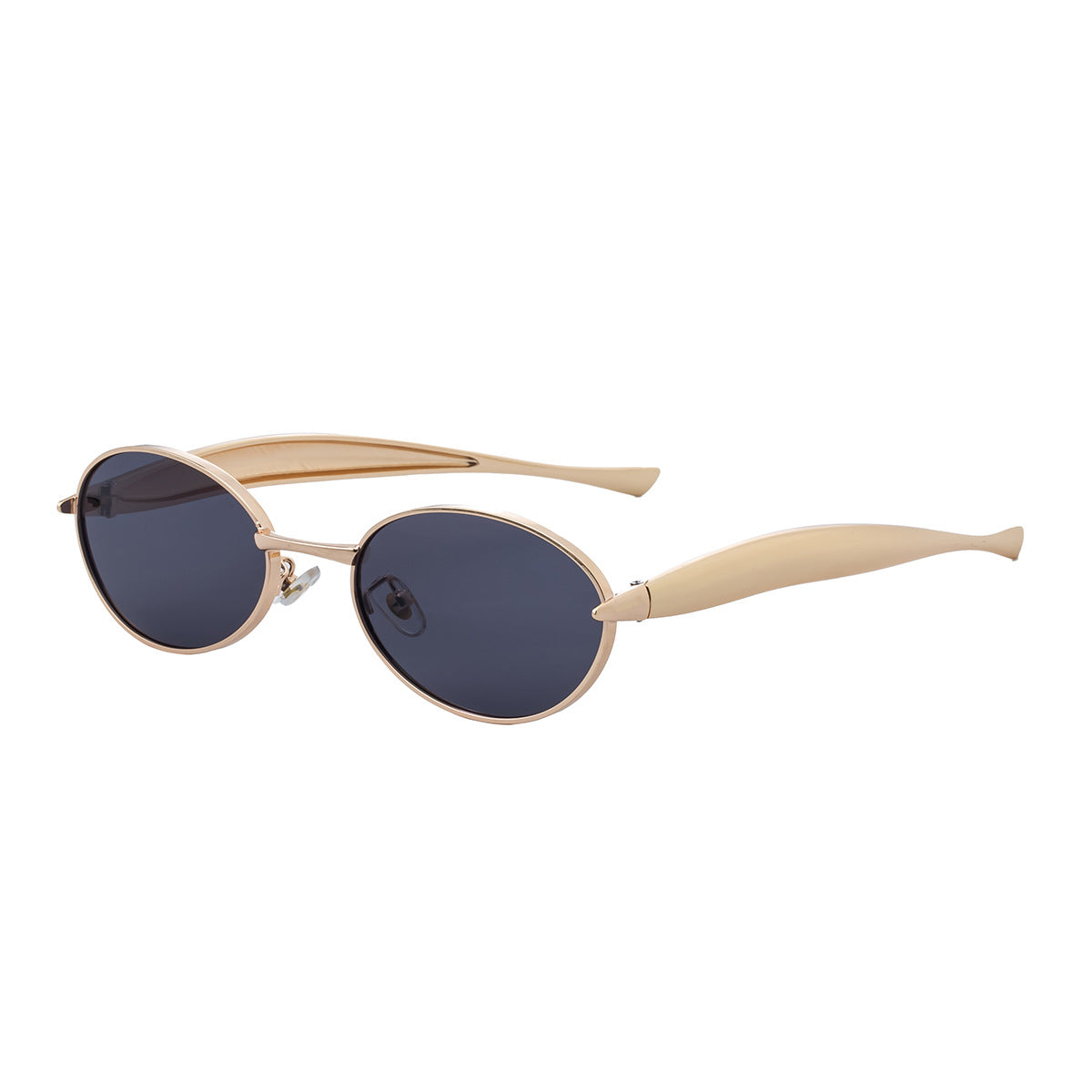 Oval Sunglasses for Women2025New European and American Style Personality Sunglasses with High-end Feel, Sun Protection, Trendy Fashion Glasses