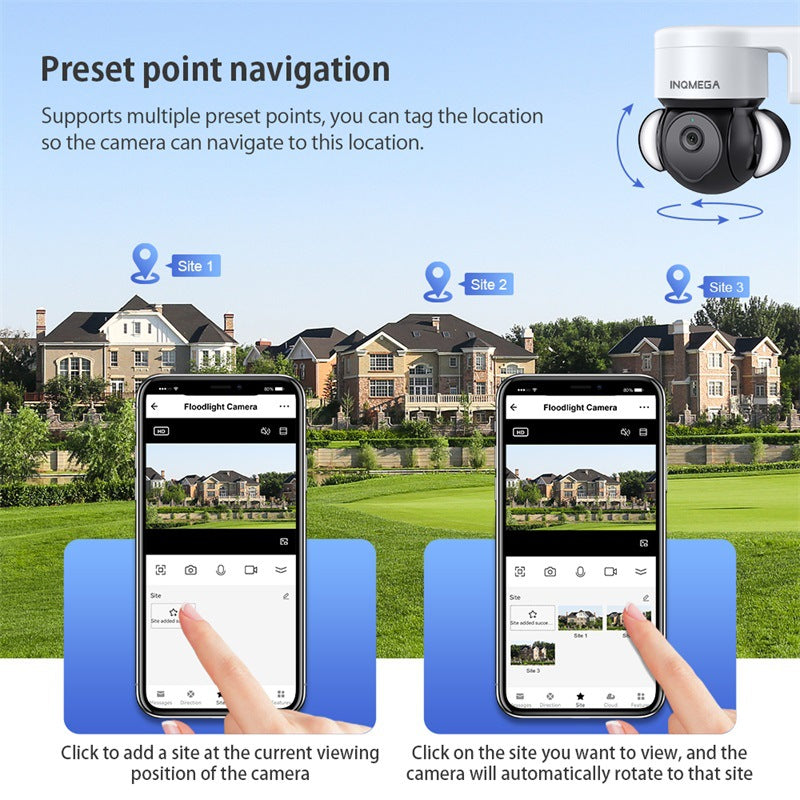 Private Model TUYA Surveillance Camera 5MP High Definition Full Color Night Vision Camera Outdoor Wired POE Camera