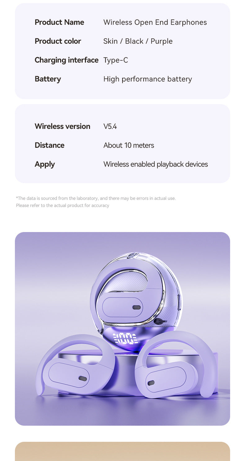 M112Hot-selling Mini Fan Mini You OWS Bluetooth Headset Open Ear Hanging Wireless Bluetooth Headset