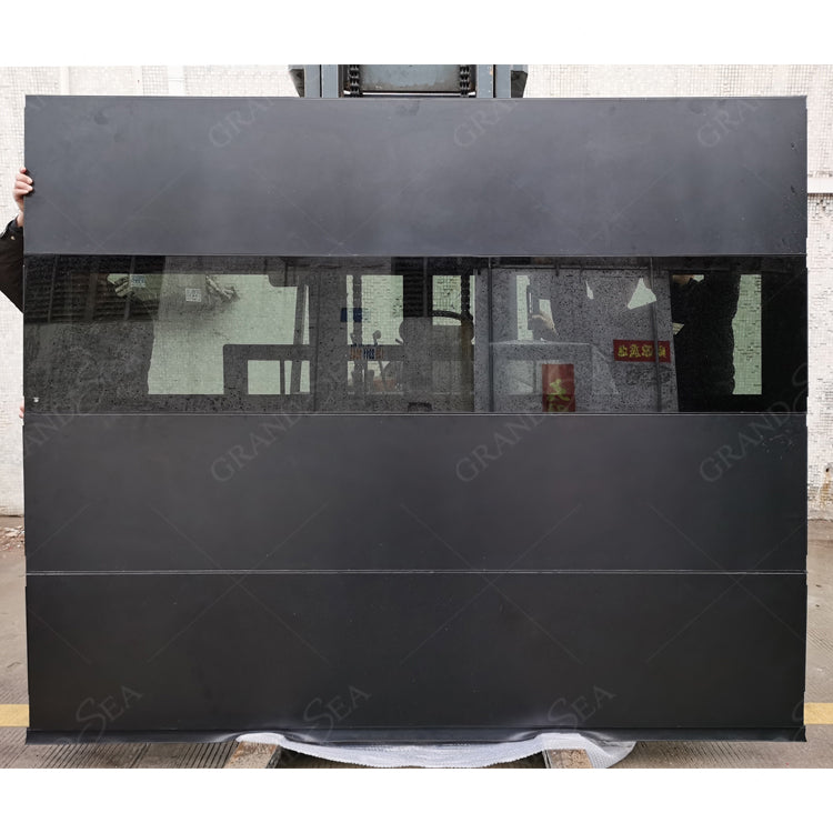 High Quality Automatic Overhead Sectional Hurricane Impact Full Board Insulated Steel Panel Aluminum Garage Doors