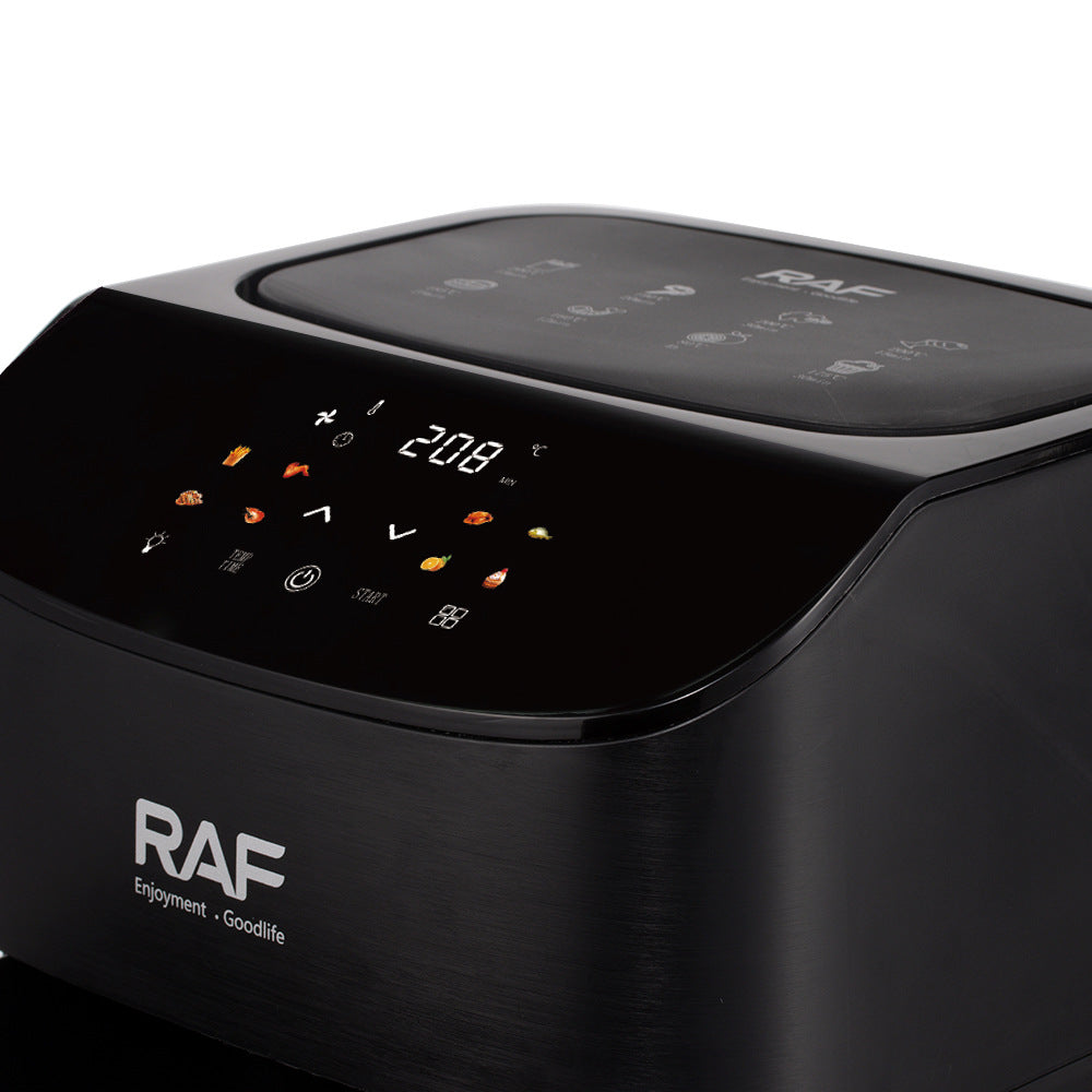 RAF European Standard Air Fryer6L Household Oil-Free Fryer Smokeless Electric Grill Electric Cooking Pot