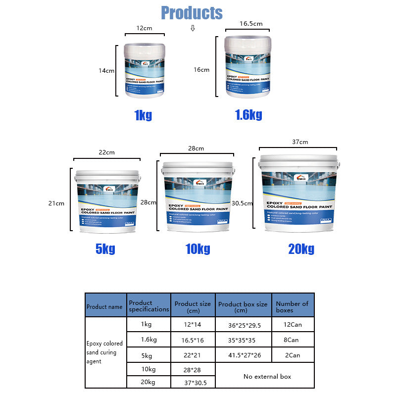 Epoxy Color Sand Self-Leveling Floor Paint Cement Tile Floor Wear-Resistant Non-Slip Imitation Marble Pattern Floor Paint Manufacturer