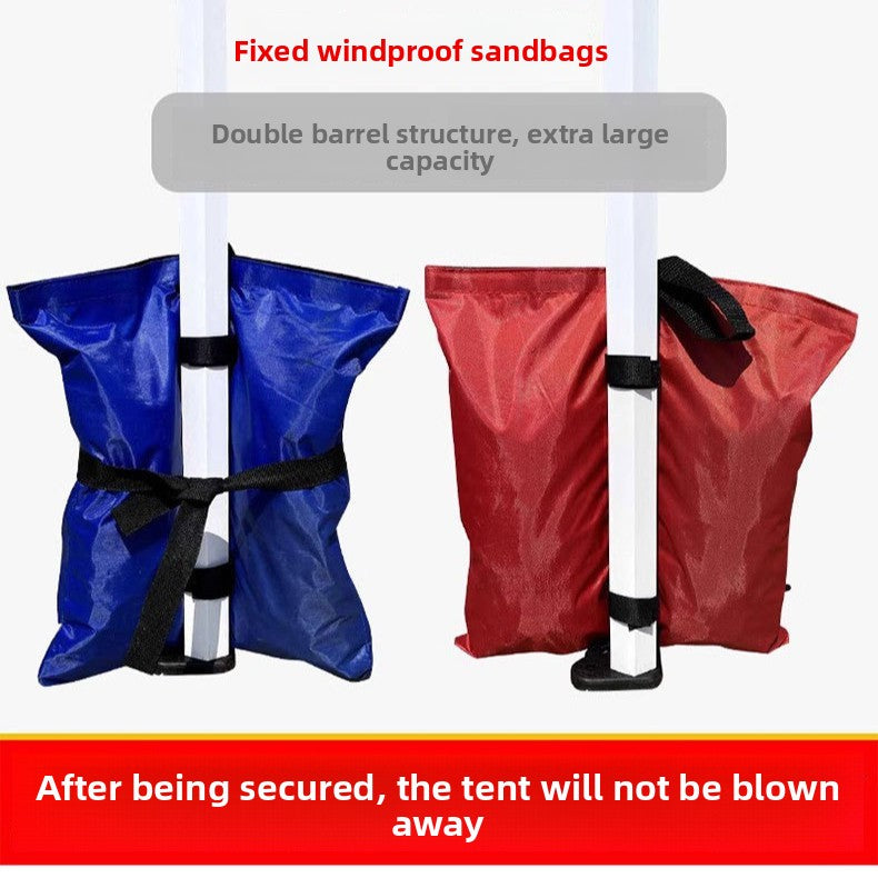 Sandbag Weighted Four-Leg Umbrella Tent Accessories Fixed Base Water-Filled Canopy Sandbag Weighted Windproof Sunshade Umbrella Counterweight