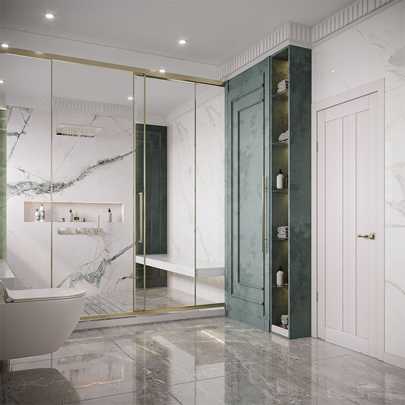 72 /60 Inch Armoire De Toilette Floating Marble Top Plywood Bathroom Vanity Unit With Sink