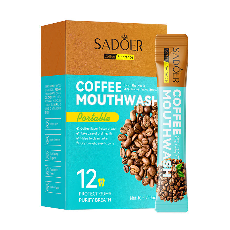Mouthwash Box Set SADOER Disposable Portable Oral Cleaning Care  Foreign Trade Wholesale