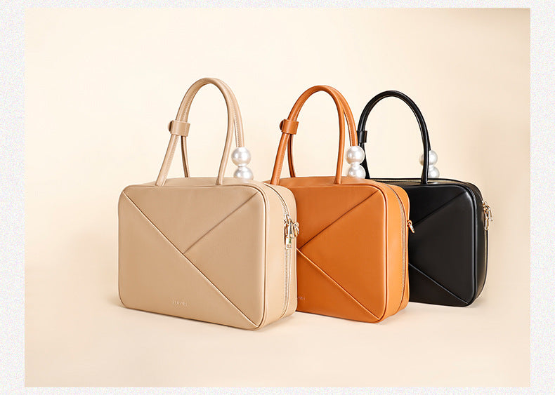 Fashion Women's Bag Niche Texture Single Shoulder Crossbody Bag Large Capacity Tote Bag Handheld Women's Laptop Bag