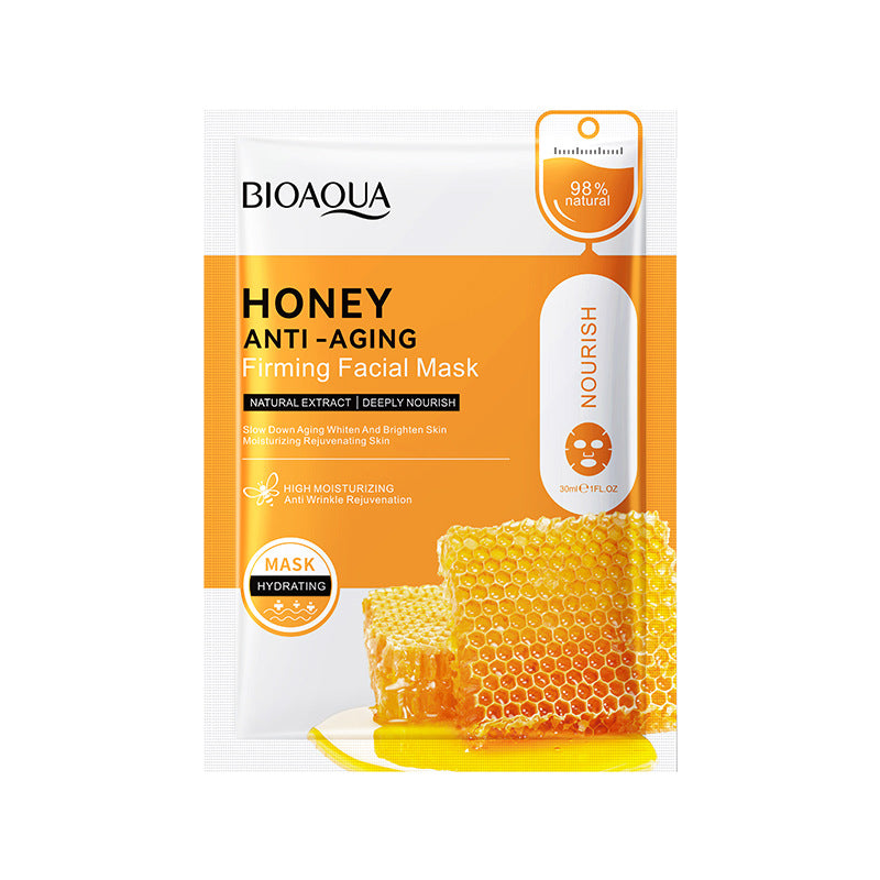 Mask30gBIOAOUA Honey Hydrating Pearl Moisturizing Rose Snail Moisturizing  Foreign Trade Wholesale