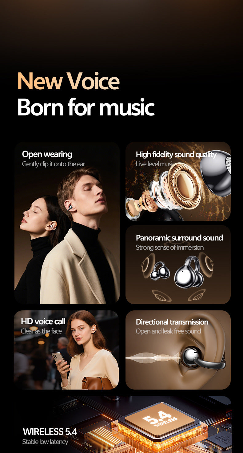 Featured Selection M110Bluetooth Headset Ultra-Long Battery Life Noise Reduction High Appearance Private Model Ear Clip Wireless Bluetooth Headset