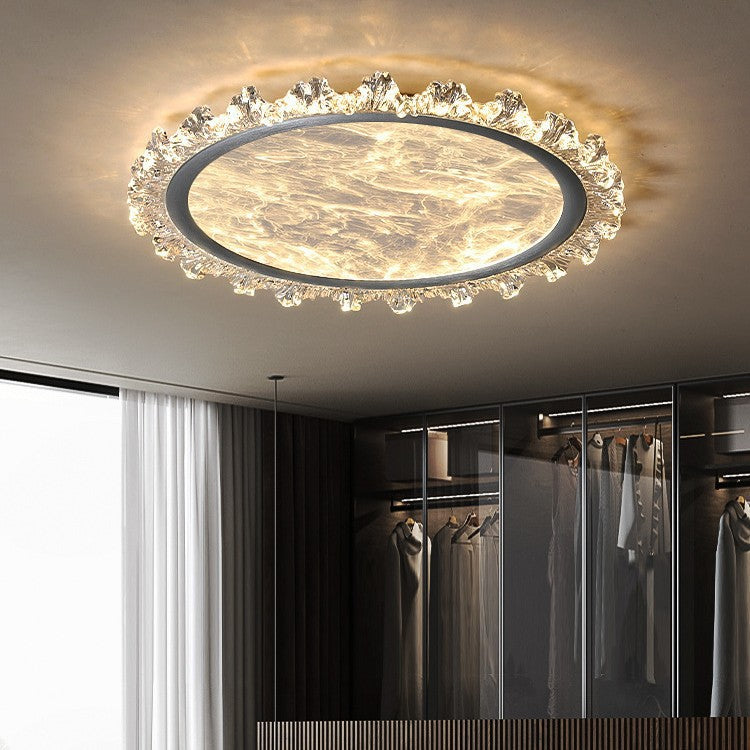 Italian Style High Brightness Full Spectrum Eye Protection Design Sense High-end Light Luxury Master Bedroom Creative Cloud Ceiling Light