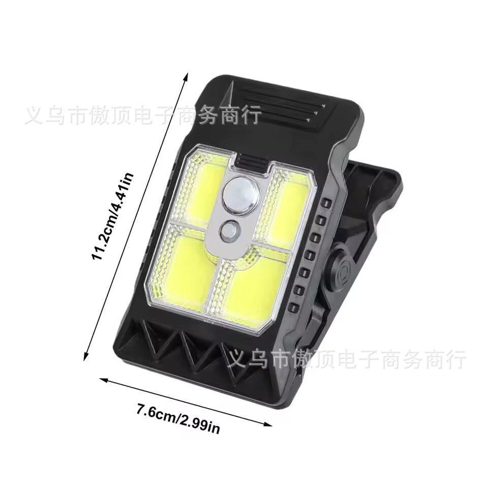 Solar Clip Light Human Body Sensing Outdoor Garden Light Garden Lighting Solar Fence Light Wall Light