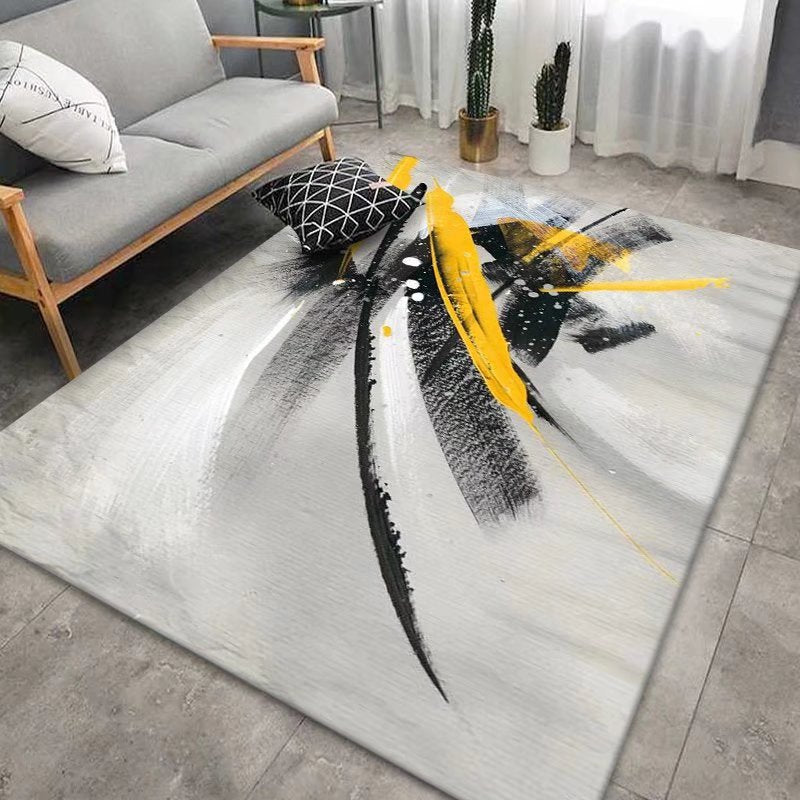 Simple Modern Minimalist Style Carpet Living Room Coffee Table Rug Bedroom Full Bedside Mat Rectangular Home Rug