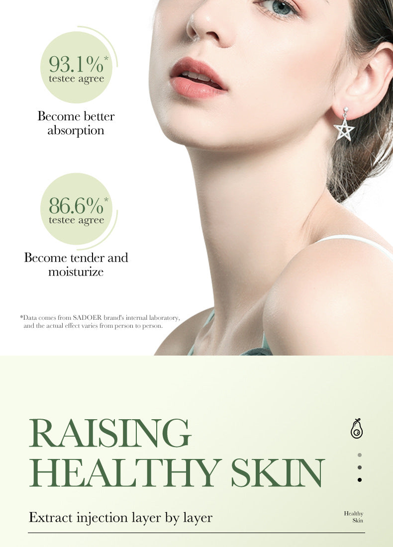 Avocado Skincare Set SADOER Cleansing, moisturizing and moisturizing six-piece set  foreign trade wholesale