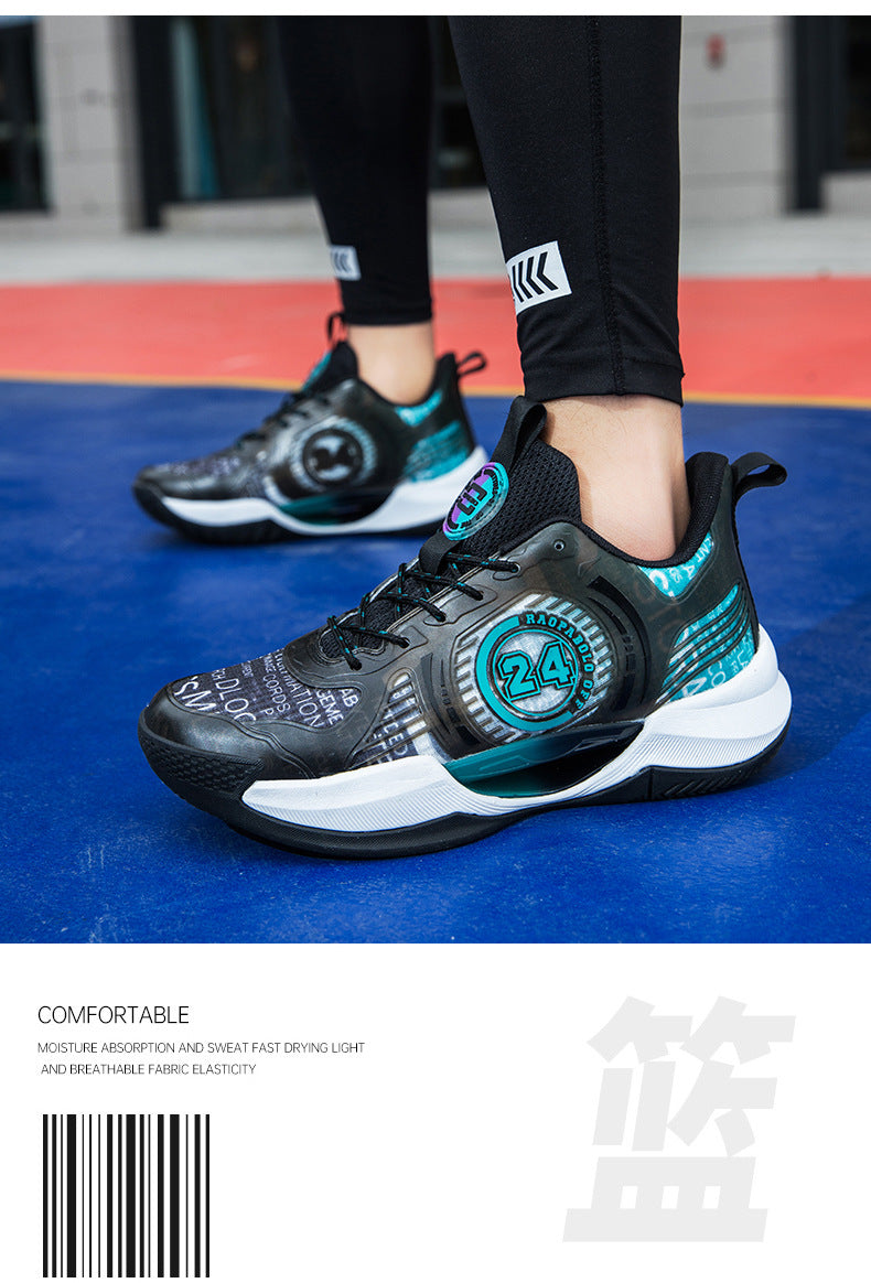 2025New Youth Professional Training Practical Wear-Resistant Basketball Shoes fashion Trend Men's Shoes Cushioning Sports Shoes