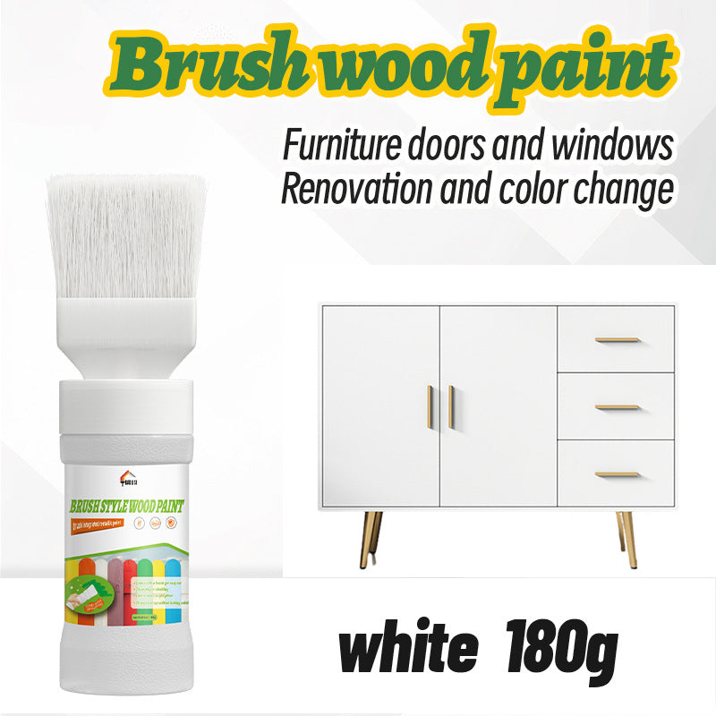 Wooden Brush Paint Solid Wood Cabinet Table Chair Water-Based Coating Door Window Furniture Renovation Color Change Latex Paint Oil Paint