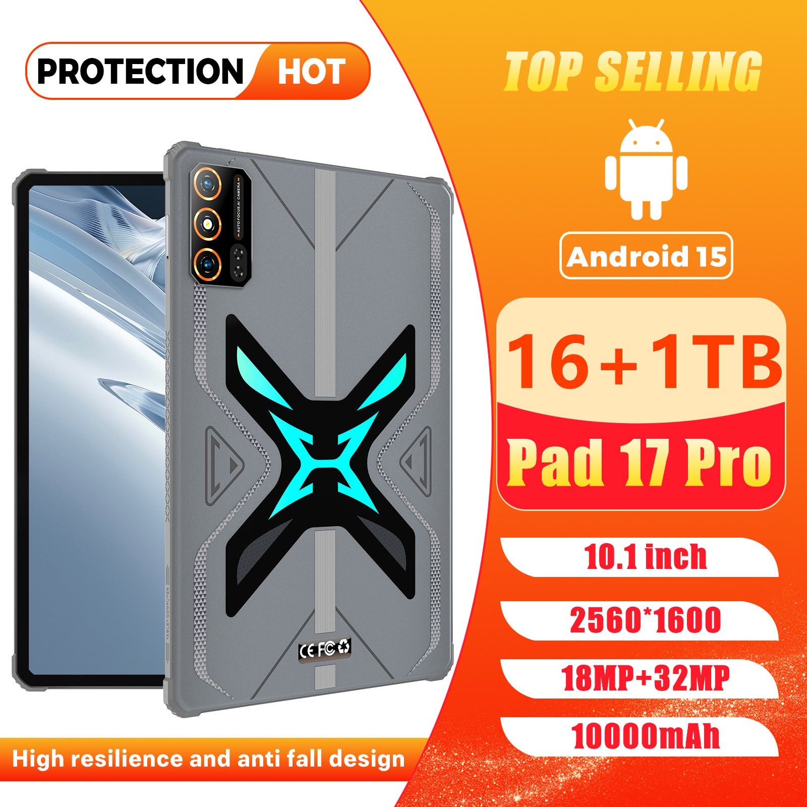 Pad17 Pro Tablet Pc5G Plug-in Card Full Netcom Google Store APP Download Video Call Photo