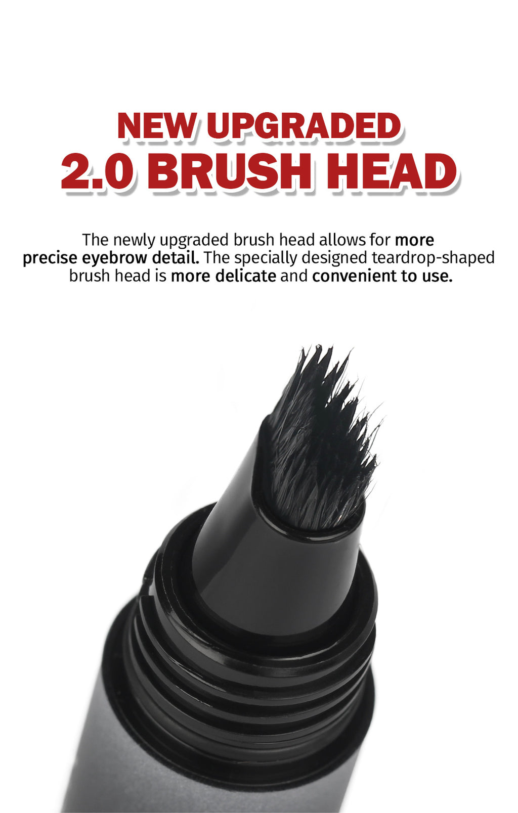 Hot-Selling Eyebrow Dye Cream Upgraded Version Press-Type Fine Brush Head Eyebrow Cream Waterproof Smudge-Proof Wild Eyebrow Pencil