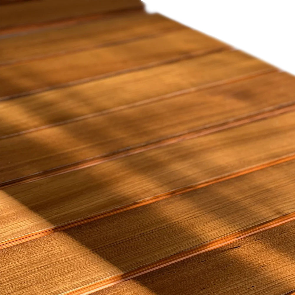 Elegant Three-Layer Teak Wood Flooring Custom UV Finish Waterproof & Anti-slip Smooth Touch Refined Texture for Outdoor Use
