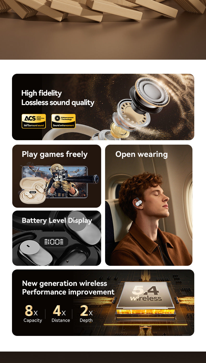 Bulk Purchase M119OWS Bluetooth headset, non-in-ear, ultra-long battery life, high appearance value, wireless Bluetooth headset