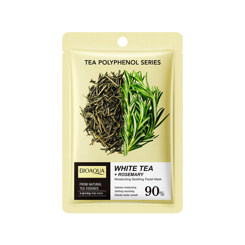 Green Tea Blueberry Rejuvenating Mask BIOAOUA Hydrating and Moisturizing Face Mask Stickers Cross-Border Wholesale