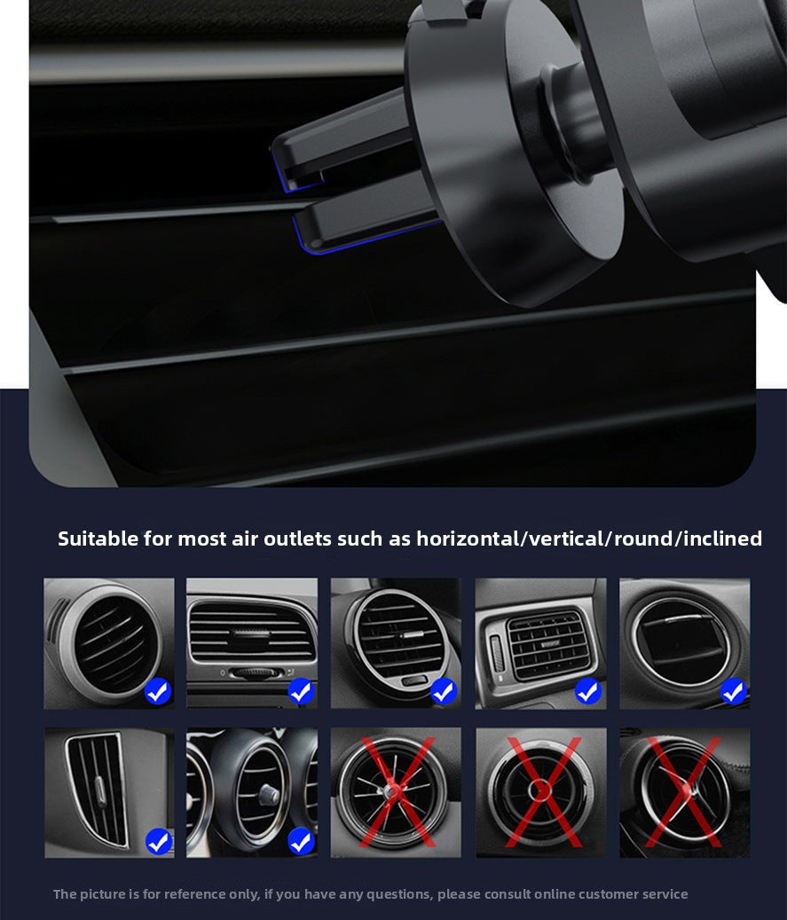 Car Phone Holder Air Vent Mount Navigation Stand Portable Multi-Function Navigation Device