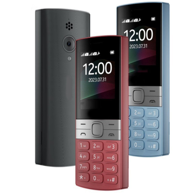 Mobile Phone 150 2023 Dual SIM Non-Smartphone Large Font Feature Phone for Elderly with Buttons
