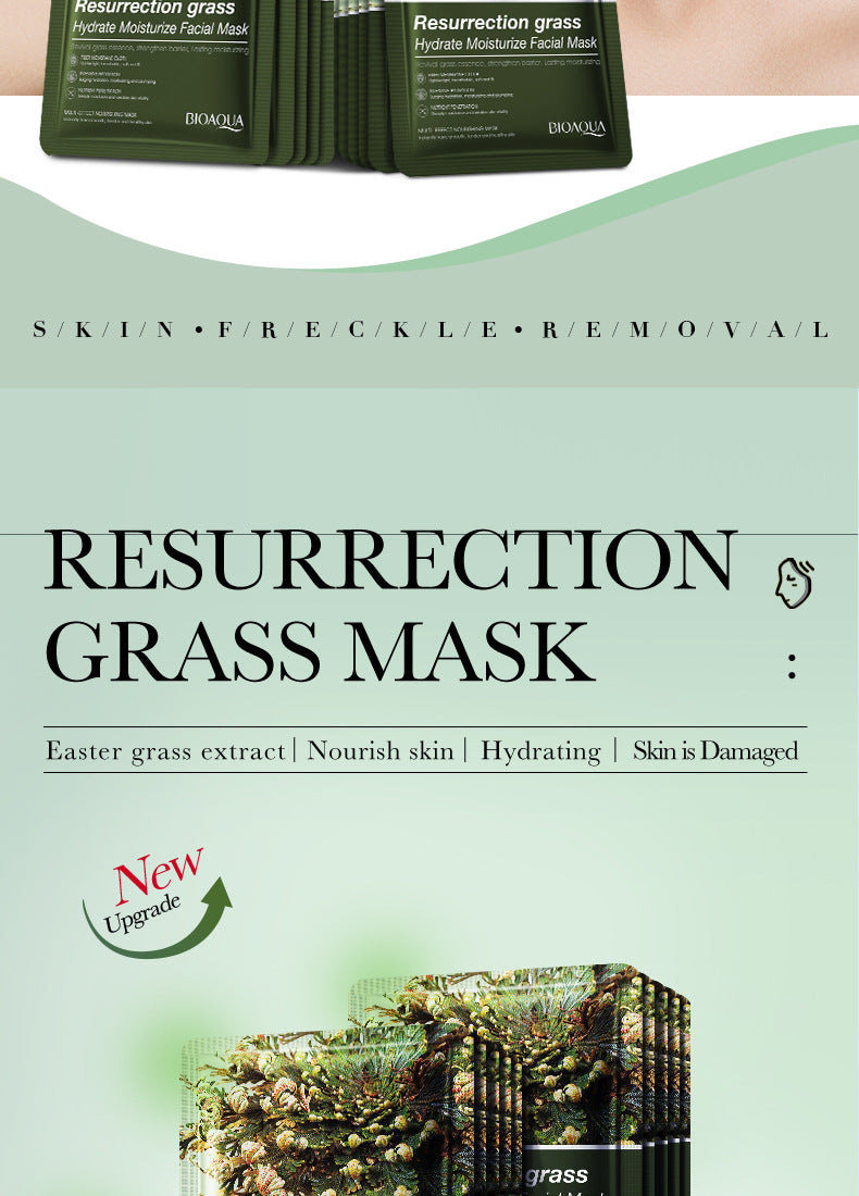 Mask BIOAOUA White Truffle Moisturizing Caviar Nourishing Resurrection Grass Hydrating  Wholesale