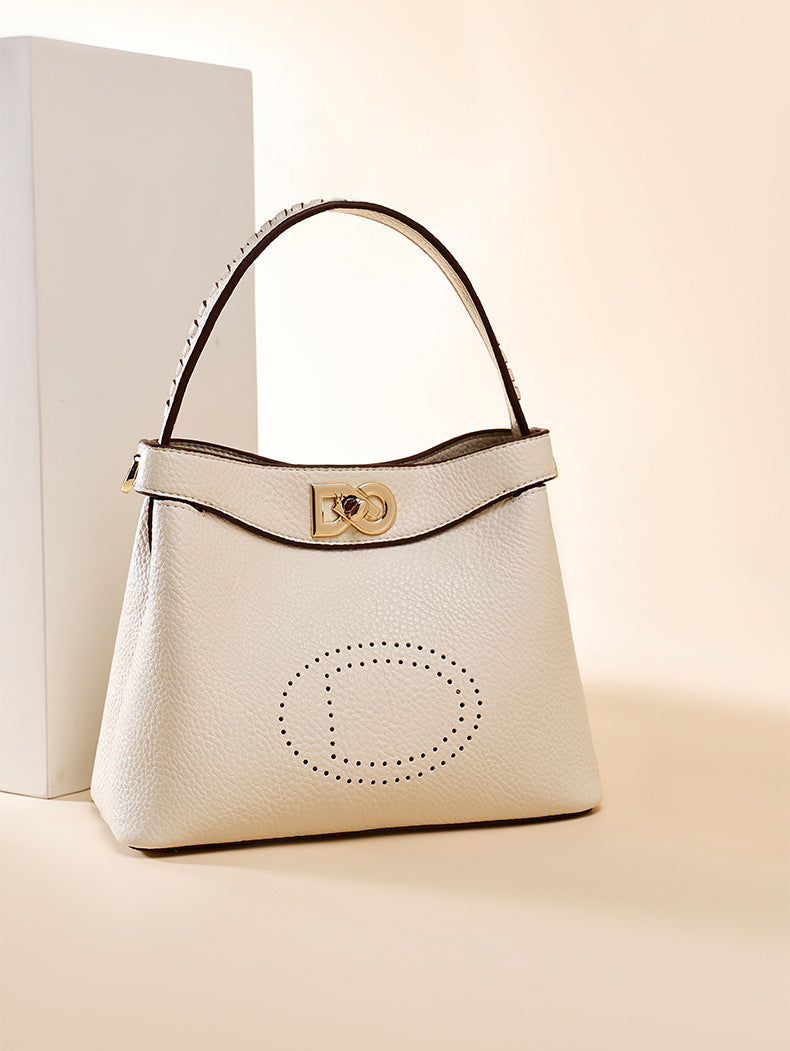 New Bucket Tote Bag Niche Versatile Handbag for Women Daily Casual Light Luxury Fashion Women's Bag Single Shoulder Crossbody Bag