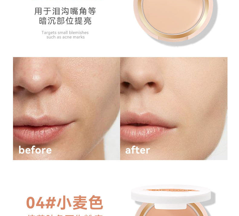 New Product SHELOVES Concealer Matte Highlighter Face Brightening Natural Shadow Tear Trough Concealer