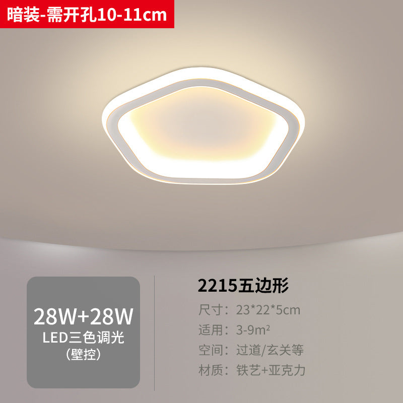 Aisle Light Minimalist Entryway Light Nordic Simple Modern Creative Corridor led Small Ceiling Light for Balcony and Entrance