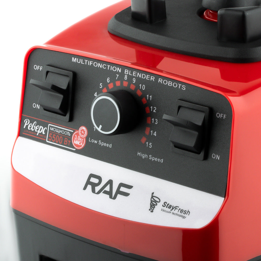 RAF European Standard Multifunctional Electric Juicer Stainless Steel Blender Household Fruit and Vegetable Juicer Soy Milk Maker Bean Grinder