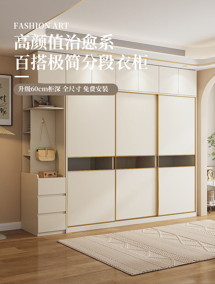 One Door to the Top3Ultra-high sliding door wardrobe2.9/2.8/2.7/5.6/2.5Master Bedroom Storage Wardrobe Cabinet