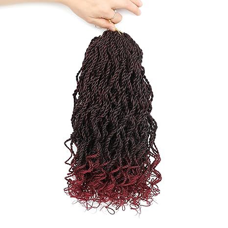 European and American Cross-Border Direct Supply Synthetic Wigs18Curved Dreadlocks Wavy senegalese twist Wig