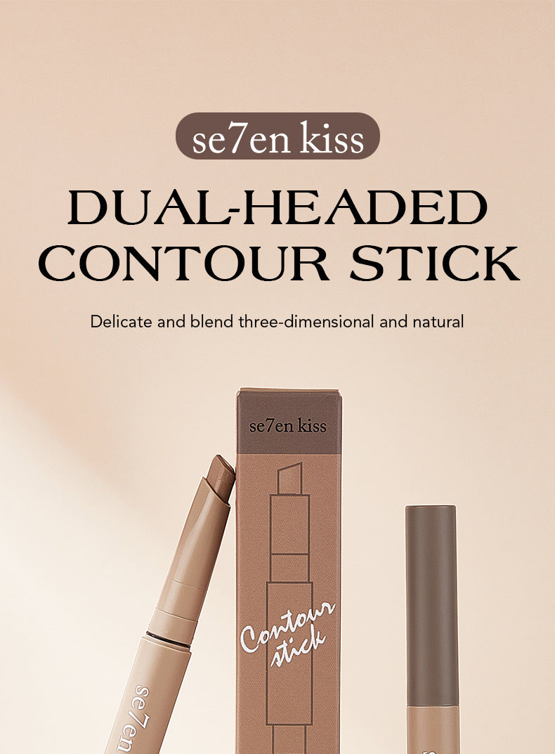 se7en kiss Highlight Contour Liquid Dual-Ended Nose Shadow Pen Integrated Concealer Liquid Stick Version