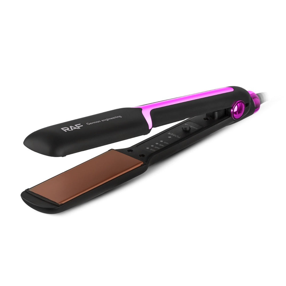 RAF EU Standard Hair Straightener Negative Ion Hair Straightener Home Use Volumizing Hair Root Straightening Iron Hair Styling Curling Iron