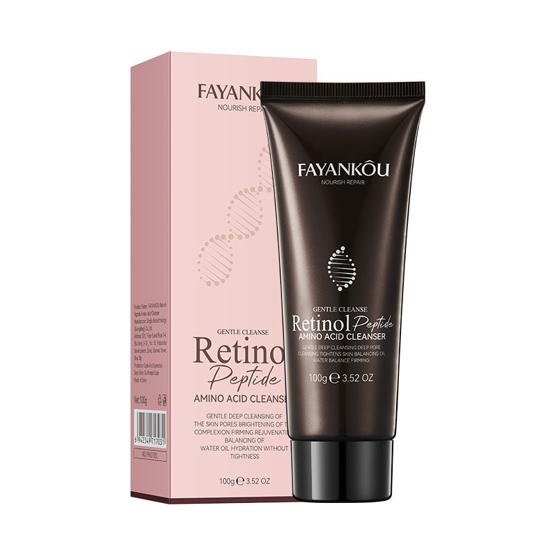 Retinol Peptide Skincare Series  FAYANKOU Amino Acid Facial Cleanser  Wholesale