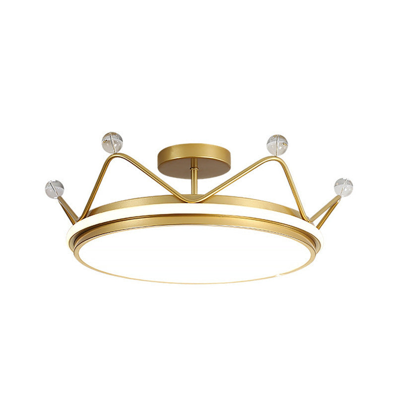 Crown Bedroom Light Ceiling Light Modern Minimalist Boy Princess Girl Creative Room Light Fixture led Children's Room Light