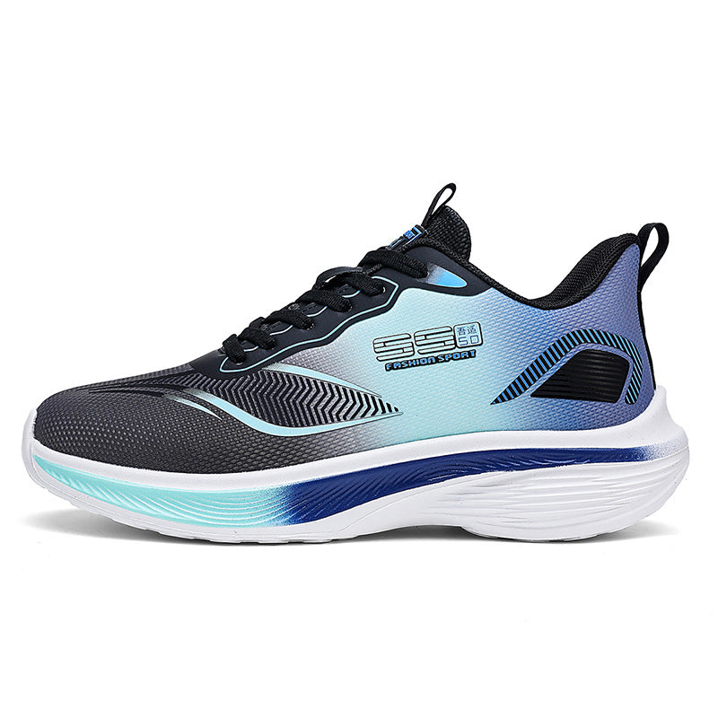 Autumn New Men's Mesh Breathable Sports Casual Running Shoes Ultra-light Thick-soled Non-slip Trendy Fashion Men's Shoes
