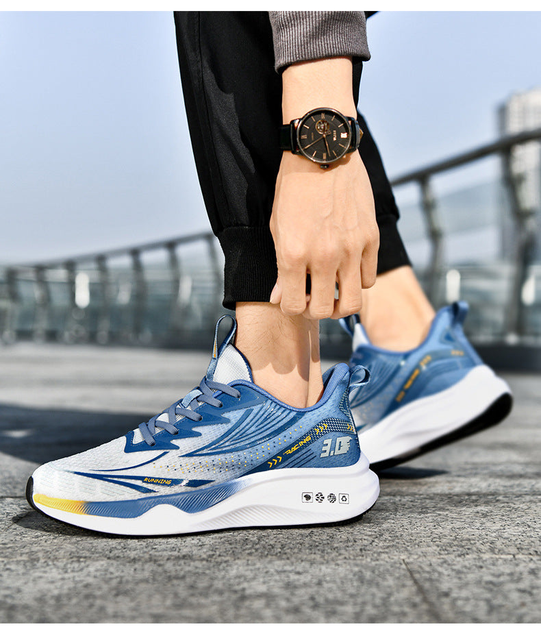 New Summer Lightweight Wear-resistant Men's Running Shoes Carbon Plate Non-slip Sports Shoes Casual Fashion Shoes